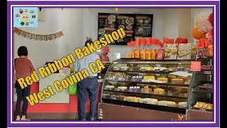 Red Ribbon Bakeshop West Covina CA in West Covina Center by Seafood City Jollibee Chowking