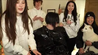 Tina & Fuslie Side by Side Comparison of the Haircut