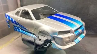 CONSTRUINDO A MELHOR MINIATURA DO VELOZES E FURIOSOS (SKYLINE R34)