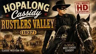 Hopalong Cassidy: RUSTLERS VALLEY (1937) - Full Movie HD Restoration | Classic Western Film
