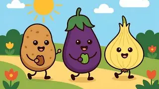 Aloo Kachaloo Aur Pyaaz | Funny Kids Rhyme | Cartoon Song for Children | Nursery Rhyme