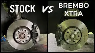 Установка BREMBO XTRA на Volkswagen Scirocco! *Сверленые отверстия &mdash; это настоящее чудо!*