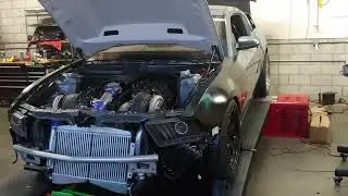 Twin Borgwarner S366 Turbo Ford Mustang Coyote.