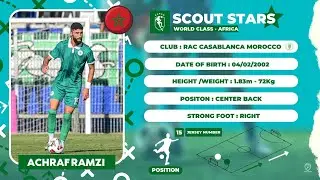 SCOUT STARS - ACHRAF RAMZI [CENTER BACK] [RAC] - SEASON 2025-26 (HD) [PART1]