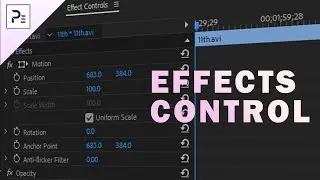 Effects Control in Adobe Premiere Pro CC | Premiere Essential