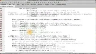 Refresh Button Behavior - Developing Android Apps