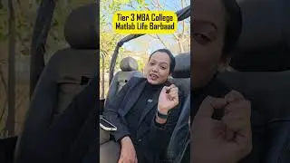 Tier 3 MBA College Matlab Life Barbaad ? #cat2024 #mba