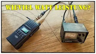 CB-Funk -  Wieviel Watt Leistung bringt das PNI HP 72 Funkgerät wirklich auf die Hyflex 27 Antenne?