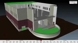 4D Animation - Model in Revit, Scheduling through Synchro