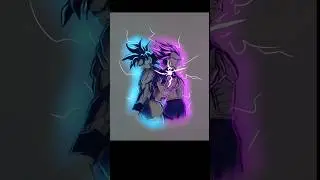 Draw goku and vegita use mui and ultraego glowart #animedrawing #anime #dragonballsuper #short