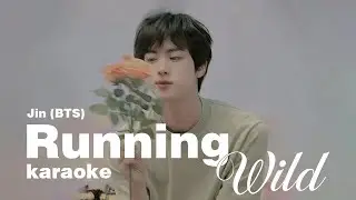 진 (Jin) 'Running Wild' | KARAOKE with Backing Vocals
