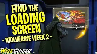 Find the Loading Screen picture at a Quinjet Patrol Site LOCATION - Fortnite Wolverine Challenges