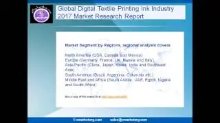 Digital Textile Printing Ink Market 2017   Global Industry Growth, Size, Trends, Share, Opportunitie
