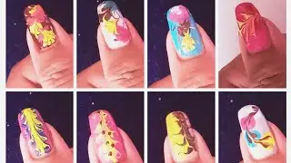 Easy nail art compilation at home||Nail art design||#nailarttutorial @MYBLOSSYTALENT