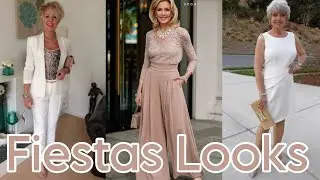 Ropa de Fiesta Para Mujeres de 50 60 y 70 años Como Vestir Para Fiestas Señoras