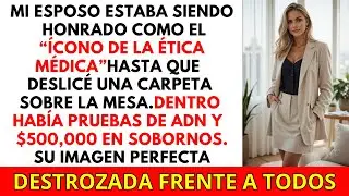Mi esposo era honrado como ícono de la ética médica… hasta que expuse la verdad 💔⚕️