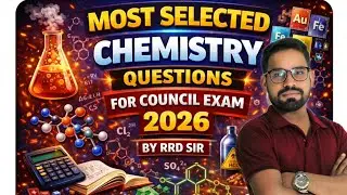 CHEMISTRY   SELECTION  BOARD EXAM 2026 / COUNCIL EXAM 2026/