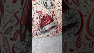 Santa hat🎅🥂#ardrawing #rec #artvictory_era #asmr #art #sketch #draw  #recommendations #paint