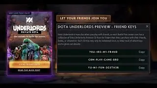 Dota Underlord #4:  Event tặng code game chơi thử cho c&aacute;c bạn muốn trải nghiệm sớm
