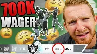 700K WAGER COMES DOWN TO FINAL PLAY | INSANE RAGE GAME OF THE YEAR | Madden 20 Ultimate Team Wager