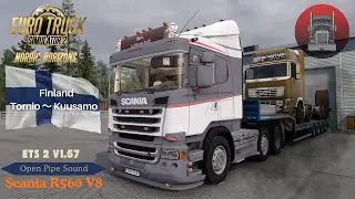Scania R560 V8 Low Cabin Open Pipe Mod Gaming ModdinG Euro Truck Simulator 2 1.57｜ POV Truck Driving