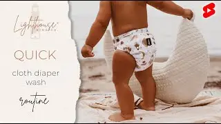 Quick Cloth Diaper Wash Routine