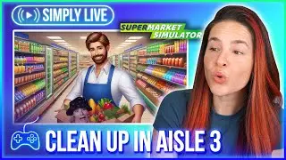 Going Into Debt For Sugar (2/?) 🔴LIVE - Supermarket Simulator 🛒