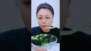 ASMR Flying Fish Roe 🧡 Super Crunchy Eating Sounds 😮&zwj;💨#asmr #tobikoasmr #flyingfishroe
