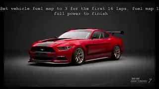 Gran Turismo 7  Ford Mustang Gr. 4  Racing GTWS Manufacture Cup Race strategies