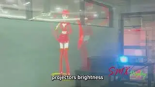 3D holographic transparent projection film screen projector interactive touch
