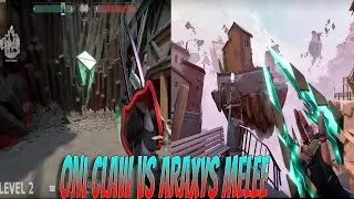 VALORANT NEW SKIN Araxys Melee VS ONI CLAW