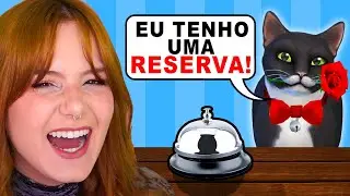 PASSEI 24H CUIDANDO DE GATOS E CÃES FOFOS NO MEU HOTEL - pets hotel