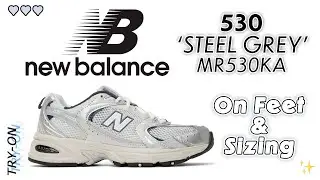NEW BALANCE 530 Steel Grey MR530KA | On Feet & Sizing | AERIN