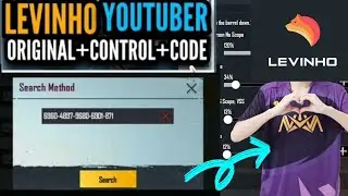 &nbsp;YouTuber Levinho New Layout Code And Sensitivity 2021 | PUBG MOBILE | DARK GAMING | #Youtubeshorts