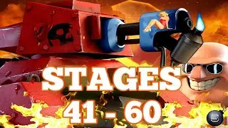 Scorched Mega Crab 2019 stages *41- 60* | Boom Beach (Using only Scorchers) | PART 2