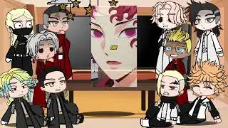Tokyo revengers react to takemichi as Yoriichi | Giyuu | Demon slayer | Gacha life