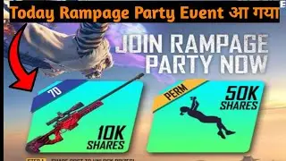 Free Fire Join Rampage Party Event आ गया ||Free Fire || Join Rampage Party Event In Free fire