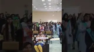 Maya ali entry  in Queen Mary College 😍😍😍😍😍😍