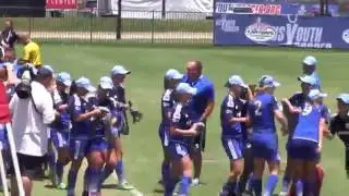 2016 US Youth Soccer National Championship Highlights - Girls U15 Gold Cup vs Midwest United