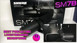 Unboxing + Tips Joe Rogan Microphone!  Best Podcasting Mic Sure SM7B