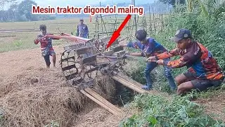 Двигатель трактора Робби украли воры.