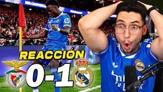 REACCIONES DE UN HINCHA al Benfica vs Real Madrid 0-1 *BAILA VINI* | ByDiegoX10