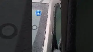 Breaking into my vehicle. #Shorts #ice #winter2022 #winterweather #freezingrain