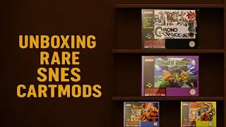 Chrono Trigger, Secret of Mana 2, Breath of Fire, &ndash; SNES Cartmod Unboxing (ASMR)