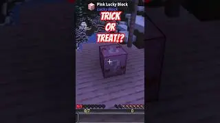 Lucky Block Trick or Treat! LUCKY WORLD INVASION! Modded Mayhem! #gaming #funnyshorts #minecraft