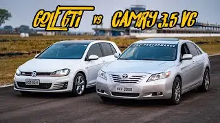 GOLF GTI VS CAMRY V6! ASPIRADÃO VS TURBO