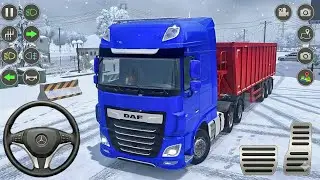 Truck Simulator Ultimate: Karlı yollarda Yük Taşıma – Kamyon Oyunları - Android Gameplay 