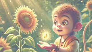 Story: 17 - Little Hanuman and the Magic Sunflower 🌻  Kids' Bedtime Story