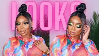 A Makeup Look | Spring Green Eyes | Tamara Renaye