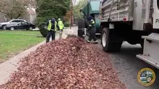 City Curbside Leaf Vacuuming